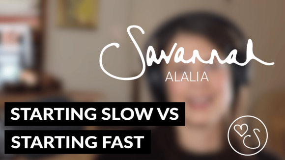 STARTING SLOW VS STARTING FAST Podcast image