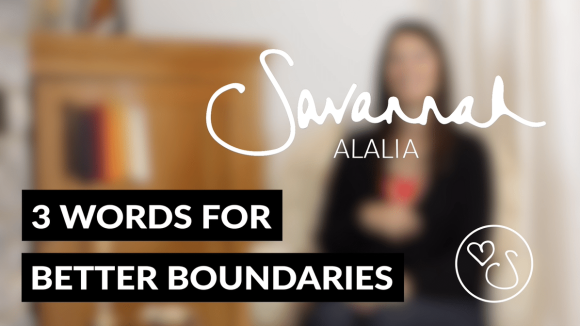 [SAB75] 3 Words for Better Boundaries - IMAGE